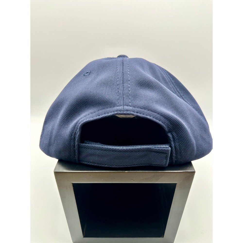 TAG Heuer Watch Logo Embroidered Navy Blue Orange Sandwich Brim Racing Hat Cap - Picture 3 of 6